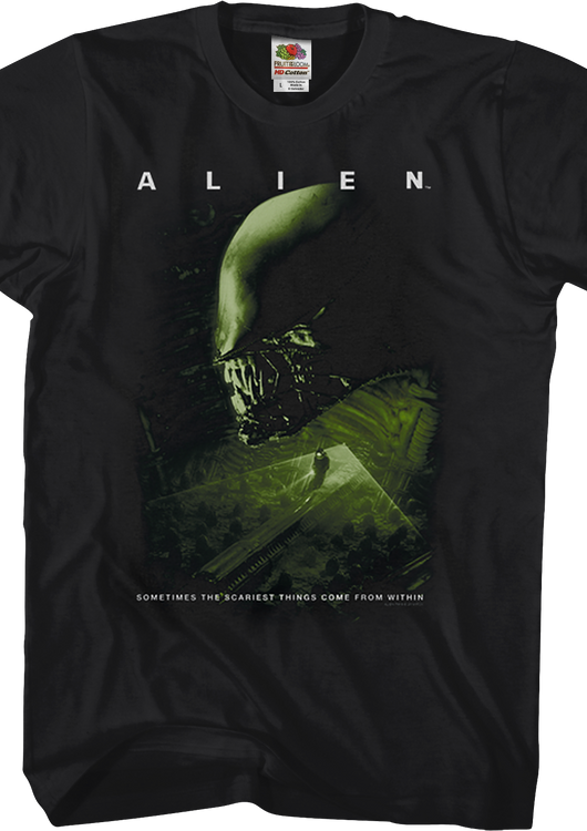 Scariest Things Come From Within Alien T-Shirt - main product image