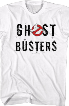 Scattered Logo Ghostbusters T-Shirt