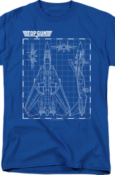 Schematic Top Gun T-Shirt