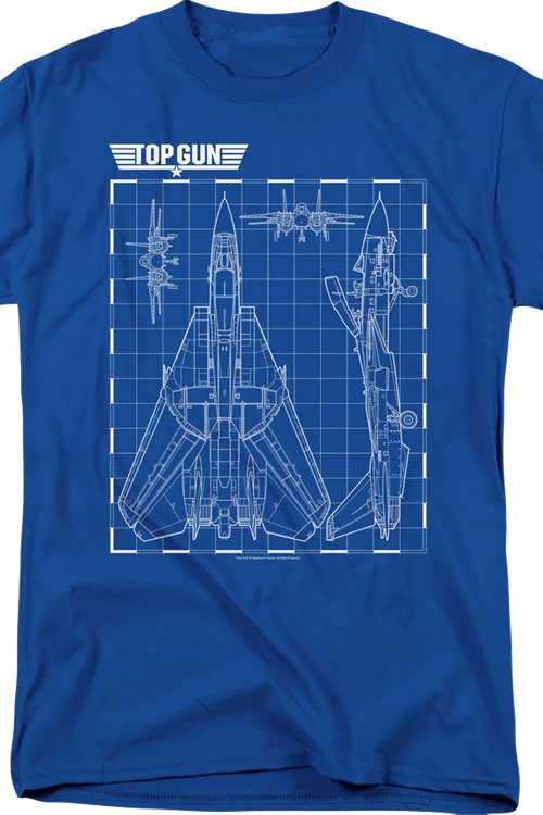 Schematic Top Gun T-Shirtmain product image