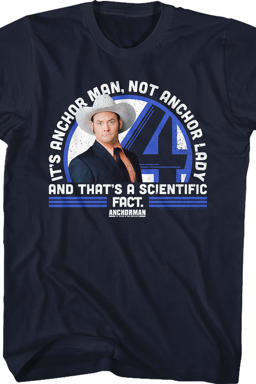 Scientific Fact Anchorman T-Shirt - main product image