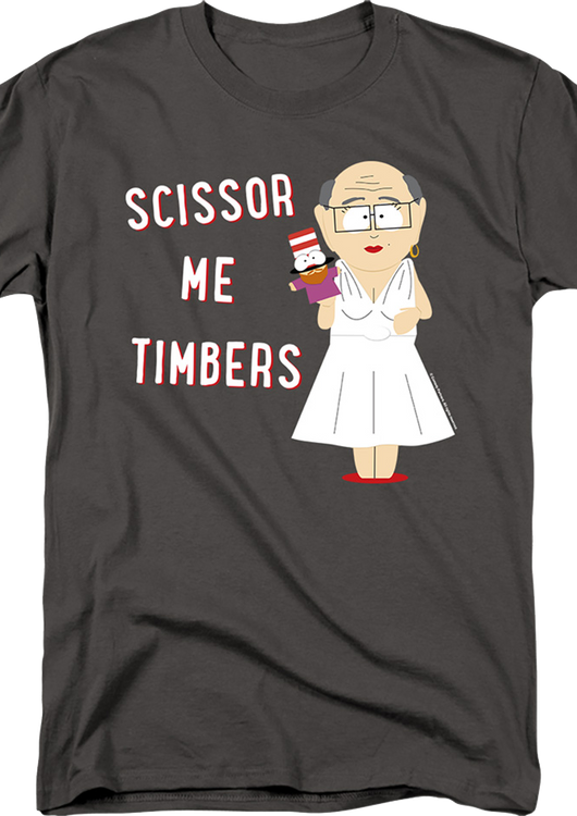 Scissor Me Timbers South Park T-Shirt - main product image