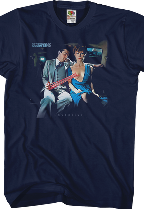 Scorpions Lovedrive Album Cover T-Shirt