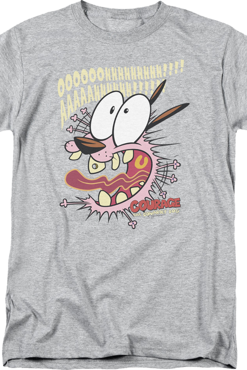 Scream Courage The Cowardly Dog T-Shirtmain product image