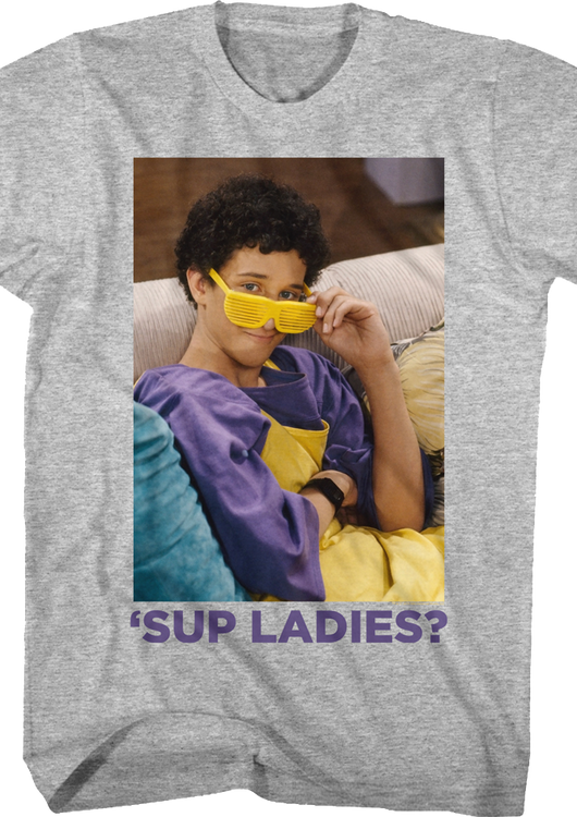 Screech 'Sup Ladies Saved By The Bell T-Shirt - main product image