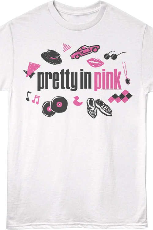 Scribble Icons Pretty In Pink T-Shirtmain product image