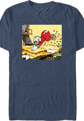 Scrooge McDuck's Money Vault Dive DuckTales T-Shirt