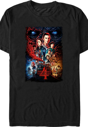 Season 4 Poster Stranger Things T-Shirt