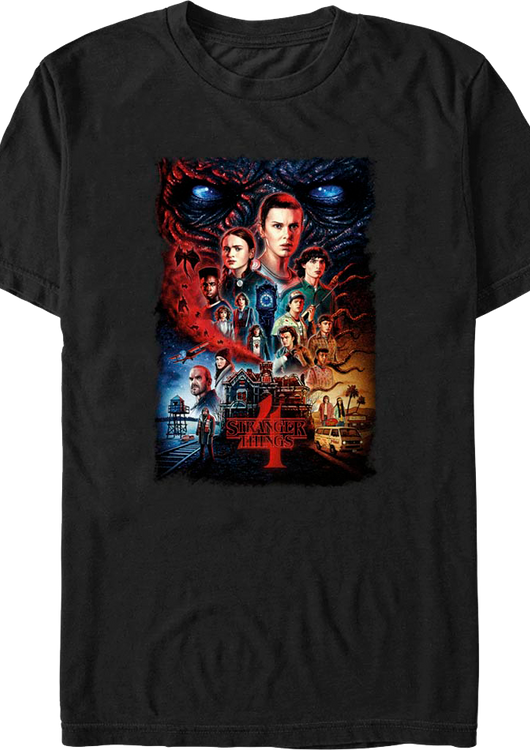 Season 4 Poster Stranger Things T-Shirt - main product image