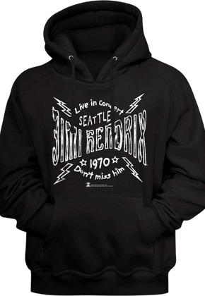 Seattle Concert Jimi Hendrix Hoodie