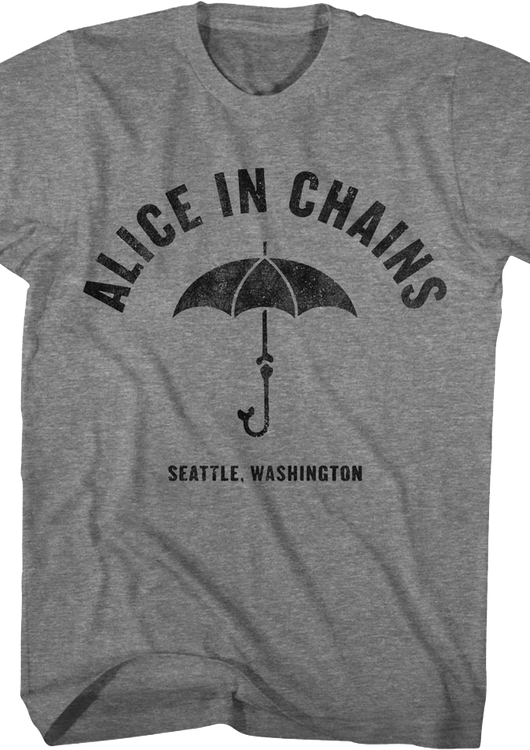 Seattle Umbrella Alice In Chains T-Shirt - main product image