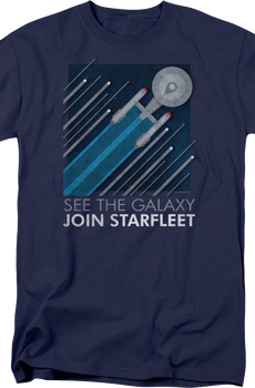 See The Galaxy Join Starfleet Star Trek T-Shirt