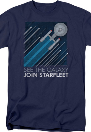See The Galaxy Join Starfleet Star Trek T-Shirt
