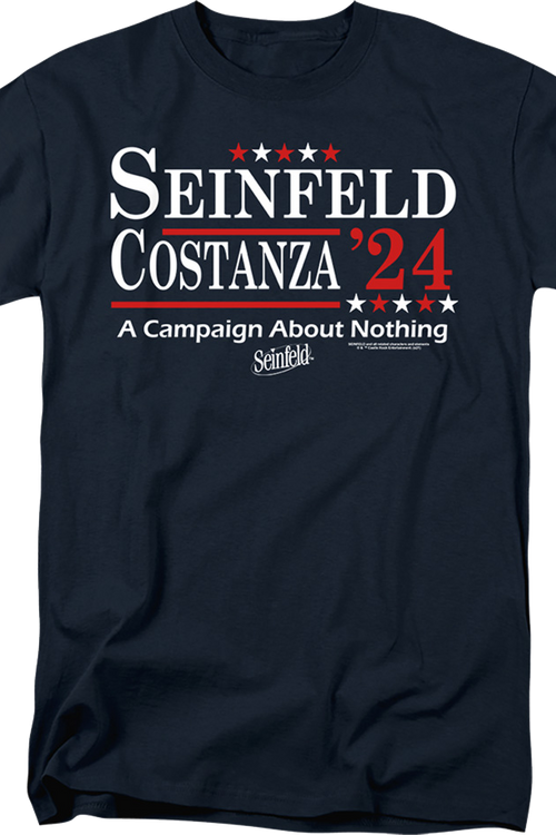Seinfeld & Costanza '24 Campaign Poster Seinfeld T-Shirtmain product image
