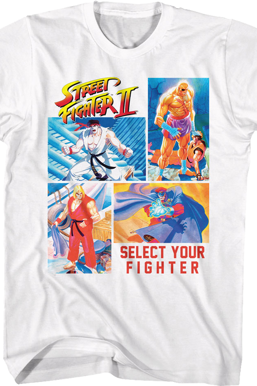 Select Your Fighter Street Fighter II T-Shirtmain product image