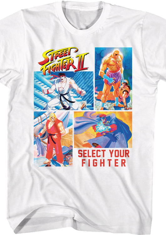 Select Your Fighter Street Fighter II T-Shirt - main product image