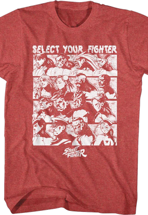 Select Your Fighter Street Fighter T-Shirt