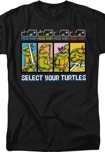 Select Your Turtles Teenage Mutant Ninja Turtles T-Shirt