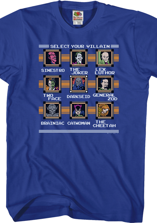 Select Your Villain Justice League T-Shirt - main product image