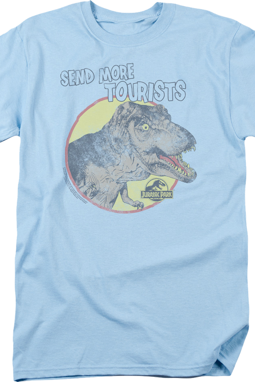 Send More Tourists Jurassic Park T-Shirt - main product image
