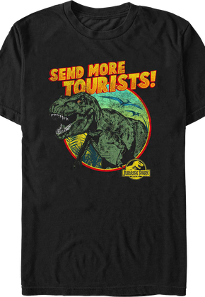 Send More Tourists Jurassic Park T-Shirt