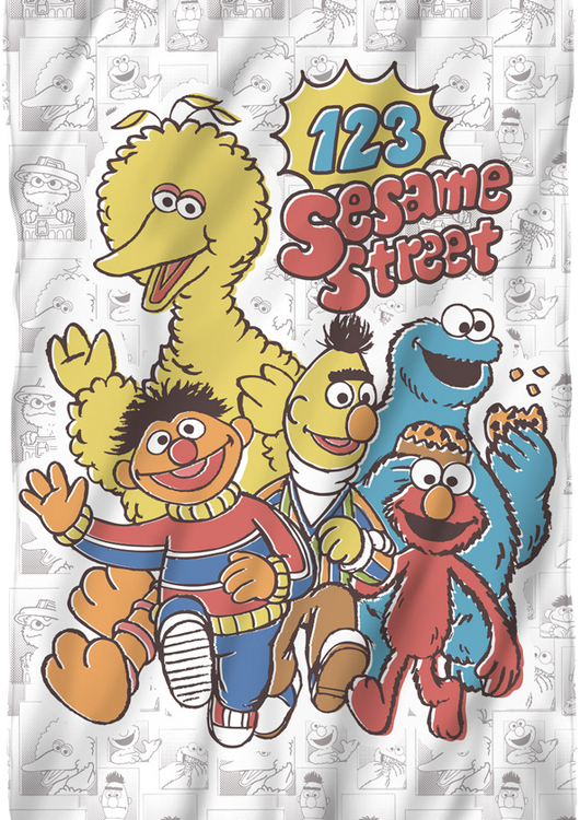 Sesame Street 36 x 58 Fleece Blanket - main product image