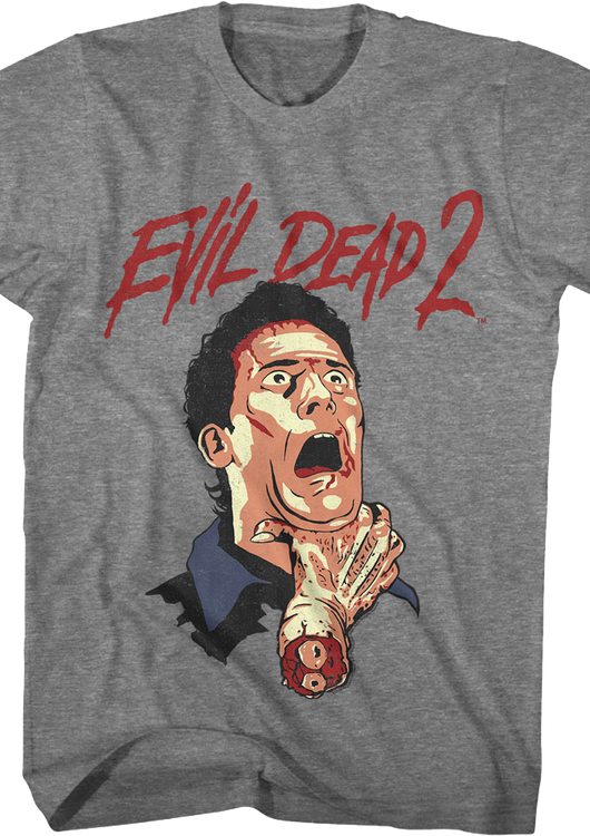 Severed Hand Stranglehold Evil Dead T-Shirt - main product image