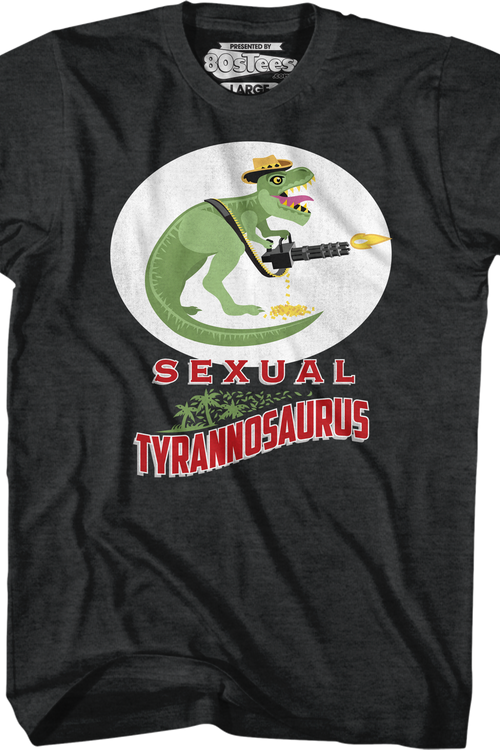 Sexual Tyrannosaurus Logo Predator T-Shirtmain product image