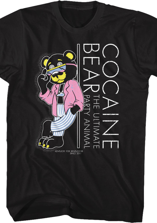 Shades Cocaine Bear T-Shirt - main product image