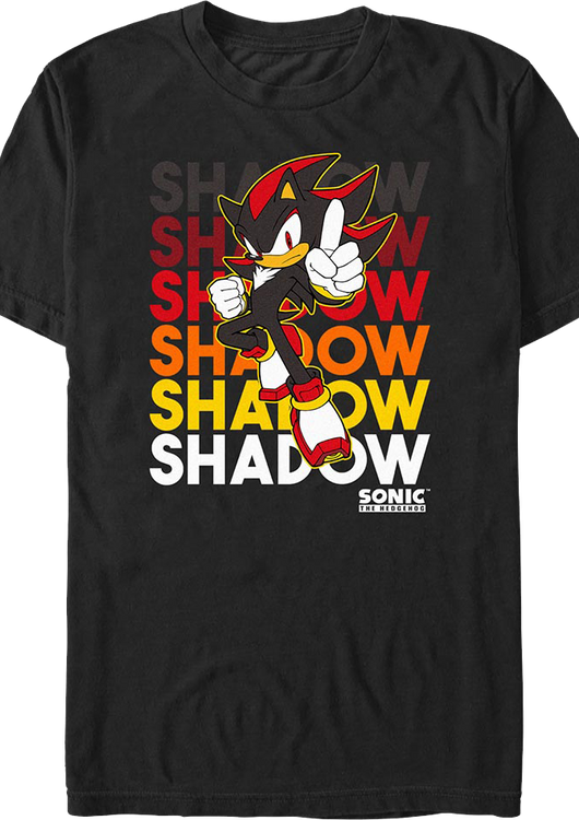 Shadow Sonic The Hedgehog T-Shirt - main product image