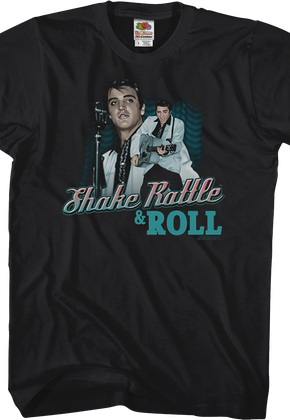 Shake Rattle and Roll Elvis Presley T-Shirt