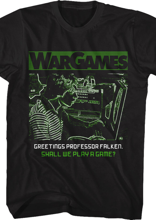 Shall We Play A Game? WarGames T-Shirt - main product image