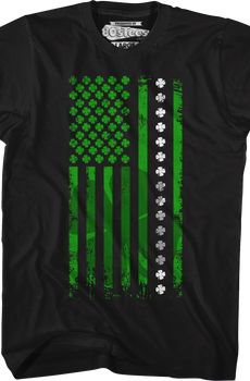 Shamrock Flag St. Patrick's Day T-Shirt