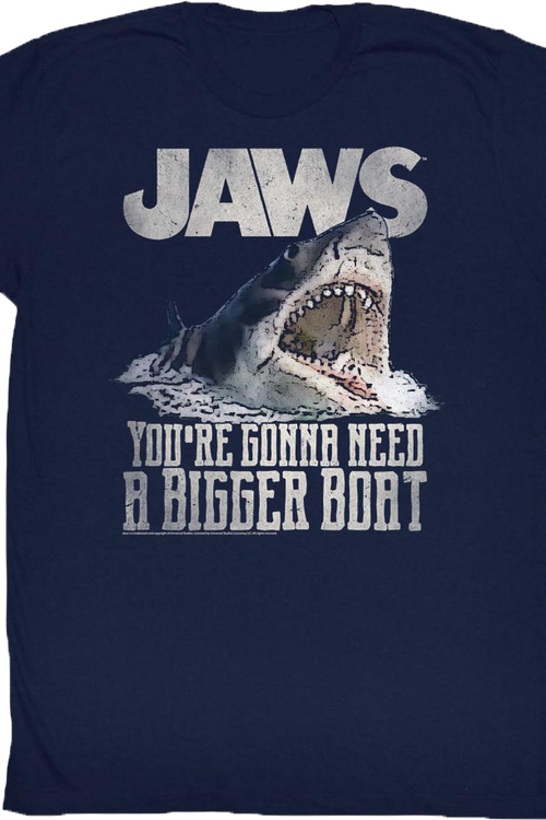 Shark Jaws Bigger Boat T-Shirtmain product image
