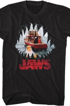 Shark Mouth POV Jaws T-Shirt