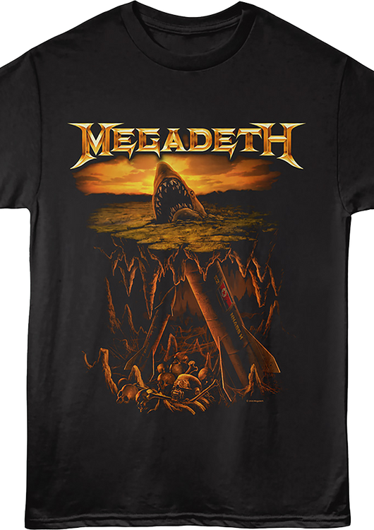 Shark Nukes Megadeth T-Shirt - main product image