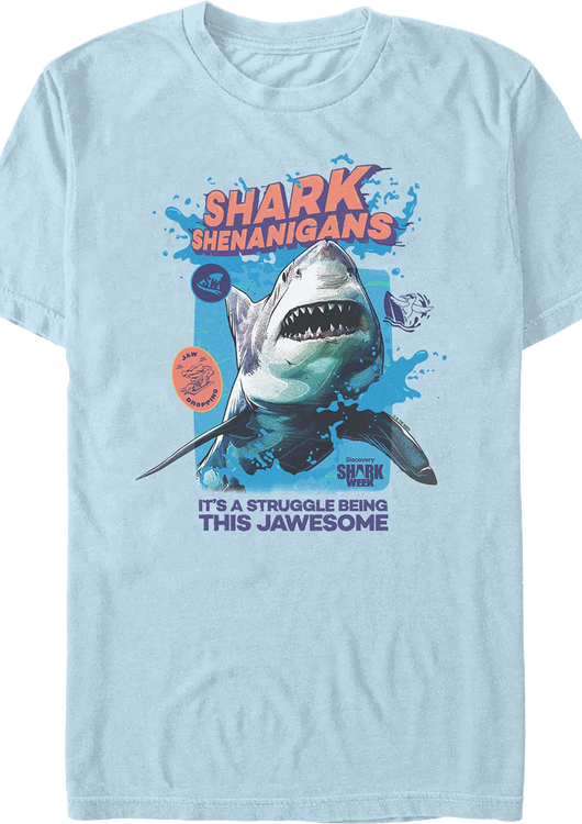 Shark Shenanigans Shark Week T-Shirt - main product image