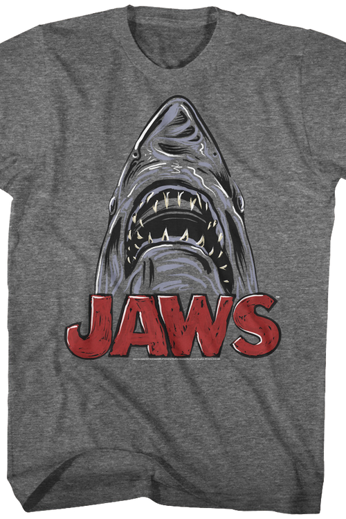 Shark Sketch Jaws T-Shirtmain product image