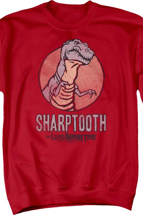 Sharptooth Land Before Time Sweatshirtmain product image