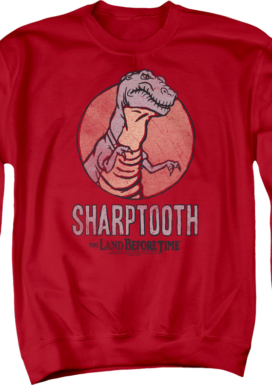 Sharptooth Land Before Time Sweatshirt - main product image