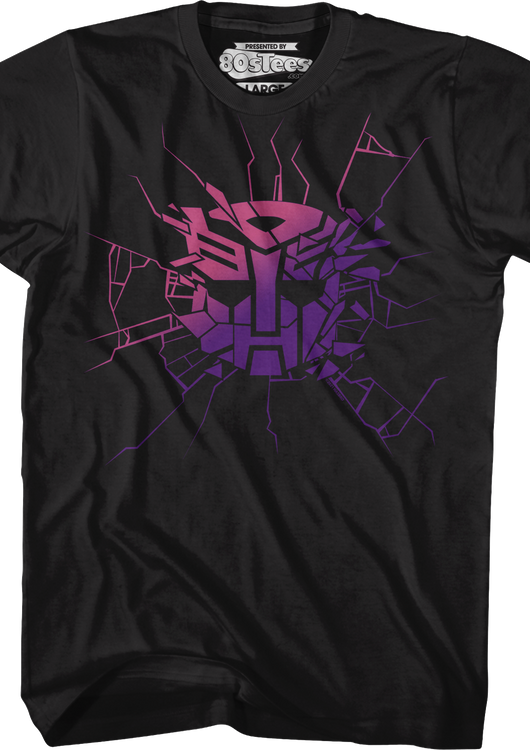 Shattered Glass Autobots Logo Transformers T-Shirt - main product image
