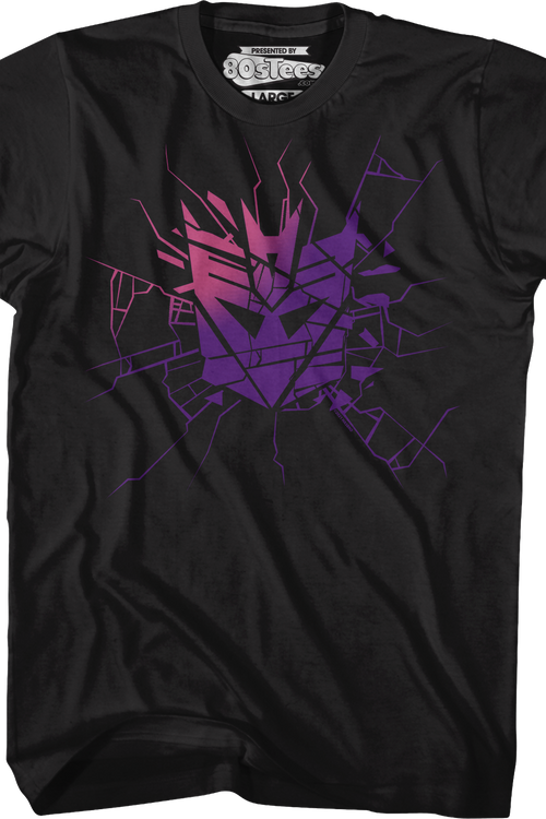 Shattered Glass Decepticons Logo Transformers T-Shirt - main product image