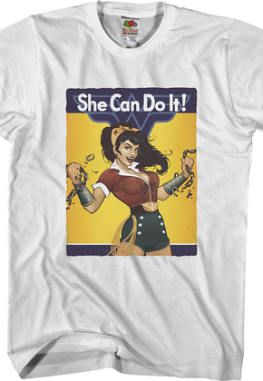 She Can Do It Wonder Woman T-Shirt
