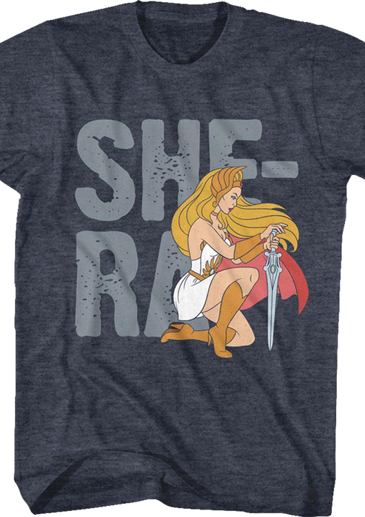 She-Ra Kneeling Pose Masters of the Universe T-Shirt - main product image