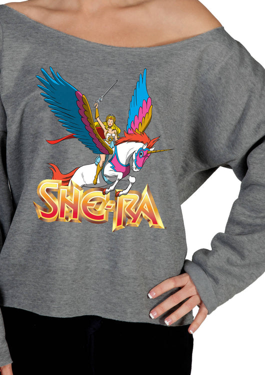 She-Ra Off The Shoulder Sweatshirt - main product image