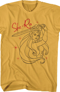 She-Ra Sketch Masters of the Universe T-Shirt