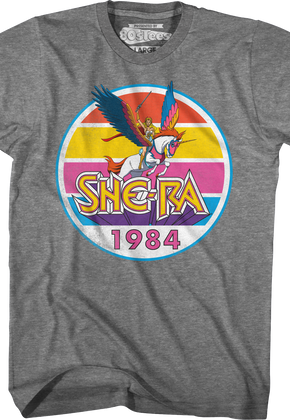She-Ra Vintage 1984 Stripes Masters of the Universe T-Shirt