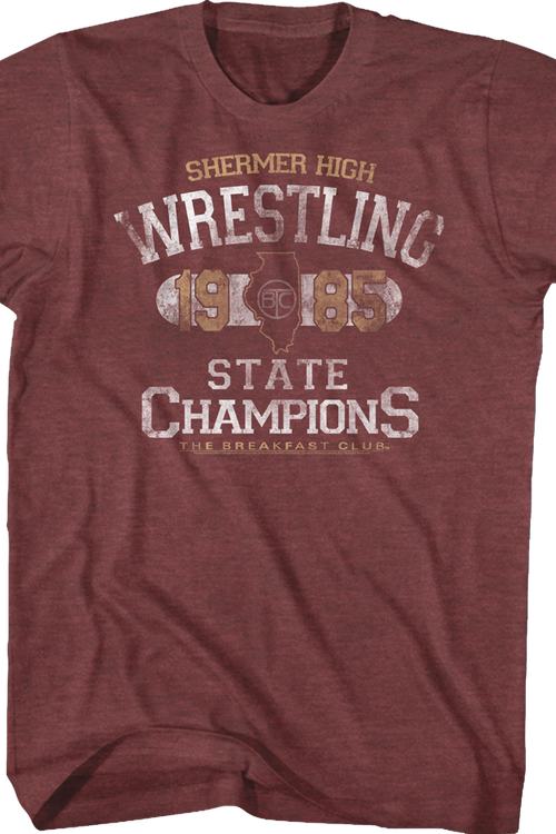 Shermer High Wrestling Breakfast Club T-Shirtmain product image