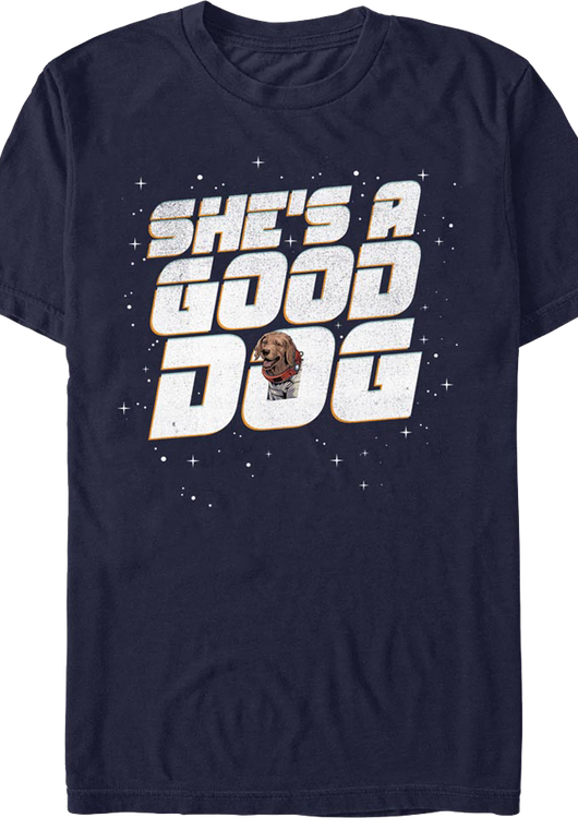 She's A Good Dog Guardians Of The Galaxy T-Shirt - main product image