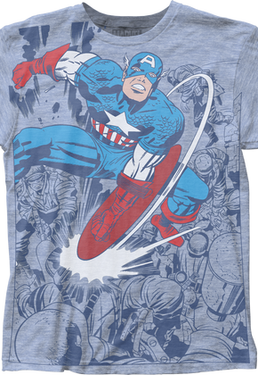 Shield Strike Captain America T-Shirt